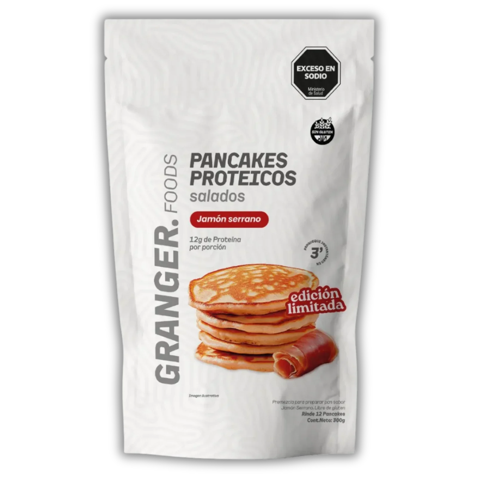 Granger Pancakes Proteicos Jamón Serrano 300g