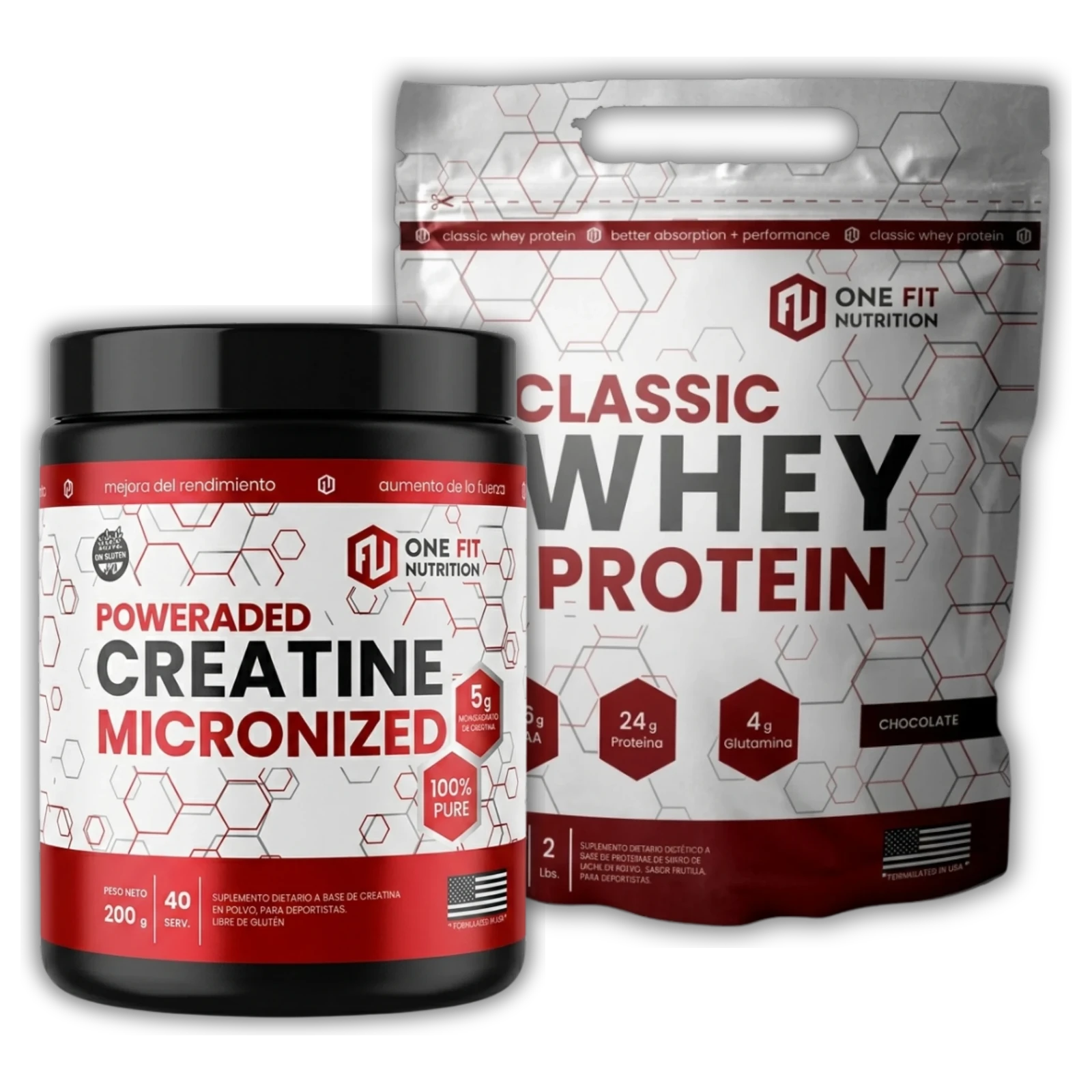 Combo One Fit Whey Protein 2Lb + Creatina 200g